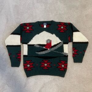 Woolrich Vintage 90s Canoe Kayaker Sweater